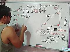 Hey student, what's the sexual angle in your hypotenuse at 45 degrees with this nerdy teacher?