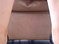 hidden camera caught my nympho spanish stepsister with her pink pussy exposed in miniskirt upskirt outdoors