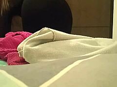 hidden camera caught my nympho spanish stepsister with her pink pussy exposed in miniskirt upskirt outdoors