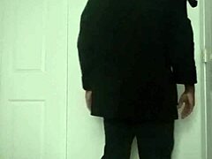 Stretching Arms In Workout Mimicking Masturbation Motions For Exercise Routine