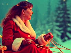 granny carmen claus gives the best christmas missionary fuck and creampie ever