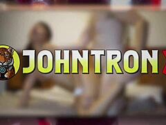 johntronx finds thai girl in sexy black dress craving foreign creampie with petite riding and doggystyle