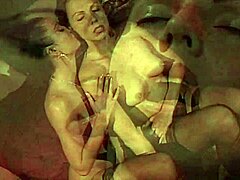 Two vintage sluts lick to lesbian orgasm