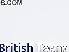 British Teen 18+ Rides Lucky Guy Face with Big Natural Tits and Curvy Ass