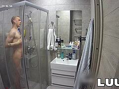 Luuv Abbadon Feels Deep Excitement As He Showers And Shaves His Shaved Body Meticulously For The Private Reality Show Experience