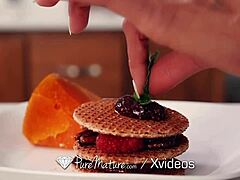 makayla cox as big tit mature takes monster cock blowjob before guy fucks her ass for creampie