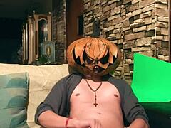 happy halloween, pumpking king, here's my big cock as your offering, faithful followers.