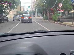 Leading My Wife by Collar to Gloryhole for BBC Blowjob and Amateur Swinger Action in Public