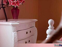 Skinny Petite 18+ Stepsis Teases in Sexy Lingerie - What a Sight!