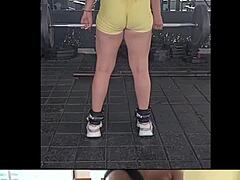 Nicole Medallo Sweats In Gym To Sculpt Body And Satisfy Colombian Guys