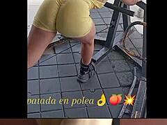 Nicole Medallo Sweats In Gym To Sculpt Body And Satisfy Colombian Guys
