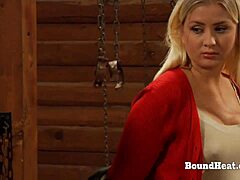 Big Butt Busty Lesbian Slave Moans From Madames Hands!