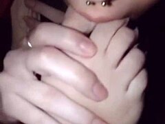 she casually painted her nails black while indulging in some self foot worship during the evening