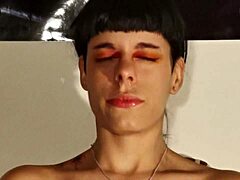 Overcome with Excitement Watching Hungarian Goth Teen Produce Huge Snot in Sneezing Fetish HD