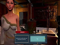 Lets play slaves of rome hermaphrodite part 5 exotic meat. Bdsm master licks shaved pussy of italian slave girl.