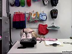 Shoplifter Emma Helps Lp Satisfy Needs With Teen Blonde Pov Blowjob In Office