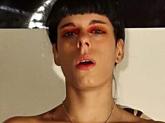 Overcome with Excitement Watching Hungarian Goth Teen Produce Huge Snot in Sneezing Fetish HD