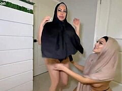 Hijab Threesome With Busty Milf Julianna Vega & Stepdaughter Adaline Star