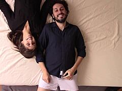 in lustery submission 228, lillie and stephen get into hardcore missionary and doggystyle action from above