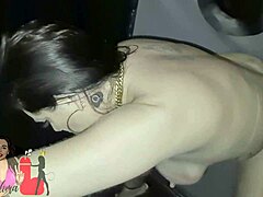 so, you think the hottest handjob a cuck gets is like this at the gloryhole?