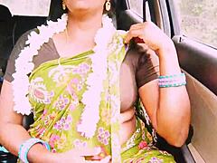 Indian beautiful aunty hooks up with young boy for long fucking session with telugu dirty talks