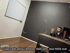 I Thought The Secretary Just Came In To Write On The Board, But She Ended Up On Her Knees Sucking Me Off.