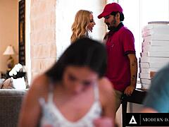 Modern-day sins - petite 18+ tutor emma starletto gets raw free used by delivery guy during cram session