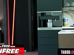 Stepsons Birthday Gift Features Anal Threesome With Stepmom And Black Babysitter