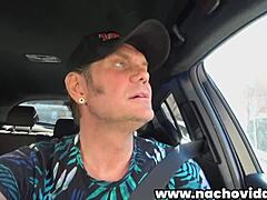 I hooked up with this heavily tattooed redhead candy doll escort, taking her home for a hard fuck including road head blowjob