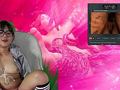 Ellie reacts to that wild monster animal compilation, getting all hot and bothered solo. 😏