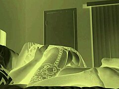 Watch this ebony amateur take that interracial creampie at night!