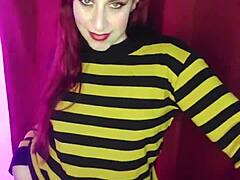 Your stepsister gets turned on by your nudes and comes for you with her ass plug in roleplay argentina p1