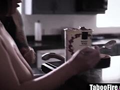 fat shamed housewife discovers husband cheating with bbw mistress in deepthroat taboo encounter