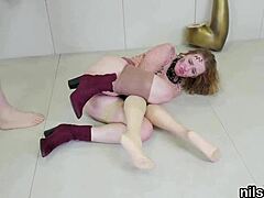 Unusual Teen 18+ie Is Taken in Butt Hole Nuthouse for Awkward Therapy