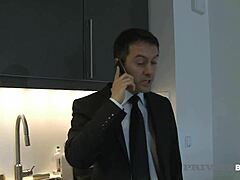 PrivateBlack - Cuckold Watches Ambre Aphrodite Take Intense Double Penetration From 2 BBCs In Wild Anal Group Action