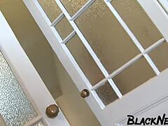 oh man, this busty ebony amateur takin that big black cock in her fat ass for interracial anal, its so wet n rough...