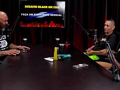 Whoa, this naughty one does a sensual striptease after sharing she did dp with a thick toy! She's hunting for a dwarf and someone to suck, sit or pass - natt paradise on sheer red!