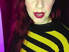 Your stepsister gets turned on by your nudes and comes for you with her ass plug in roleplay argentina p1