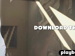 victoria antoinette black teen poses seductively in hot lingerie for playboy shoot