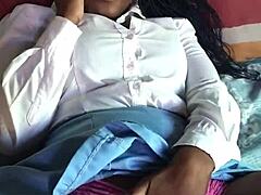 step father taps my phat ebony ass in full masturbation video on xred