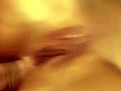 Maya Gates bends over in stockings and lingerie for deep anal fingering and fucking