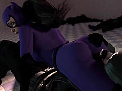 Black Cat Applies Headscissor On Rusk Joel