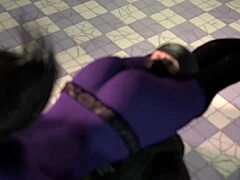 Black Cat Applies Headscissor On Rusk Joel