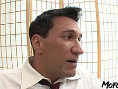 hey, this blonde amateur takes a massive facial like a pro