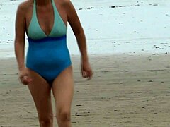 Intense Beach Masturbation With My Hairy Pussy And Big Tits Making Cocks Hard For Orgasm