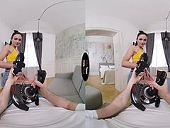 Virtual Taboo Blowjob From Big-Titted Brunette In POV!