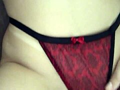 oh wow, solo tits masturbation with natural feel gets me so turned on every time