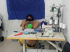 Oh damn, I couldn't resist the temptation with my coworker - he went crazy flashing and sucking my vagina!