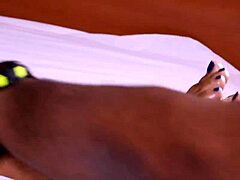 it all started when she decided to show off her pretty feet for an amazing footjob experience