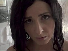 stepmom joins stepson in steamy taboo shower session